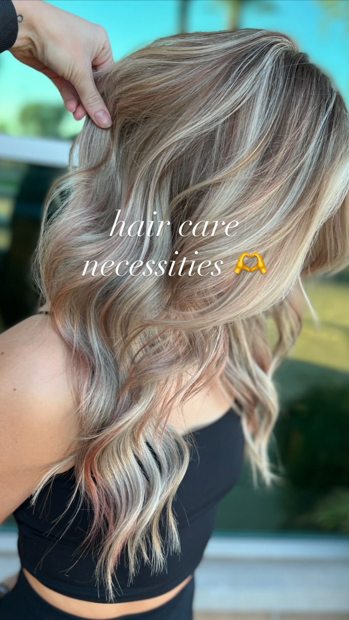 hair care necessities 🫶 cover photo collage