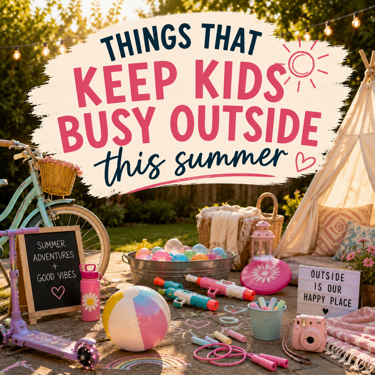 Summer Outdoor Favorites cover photo collage