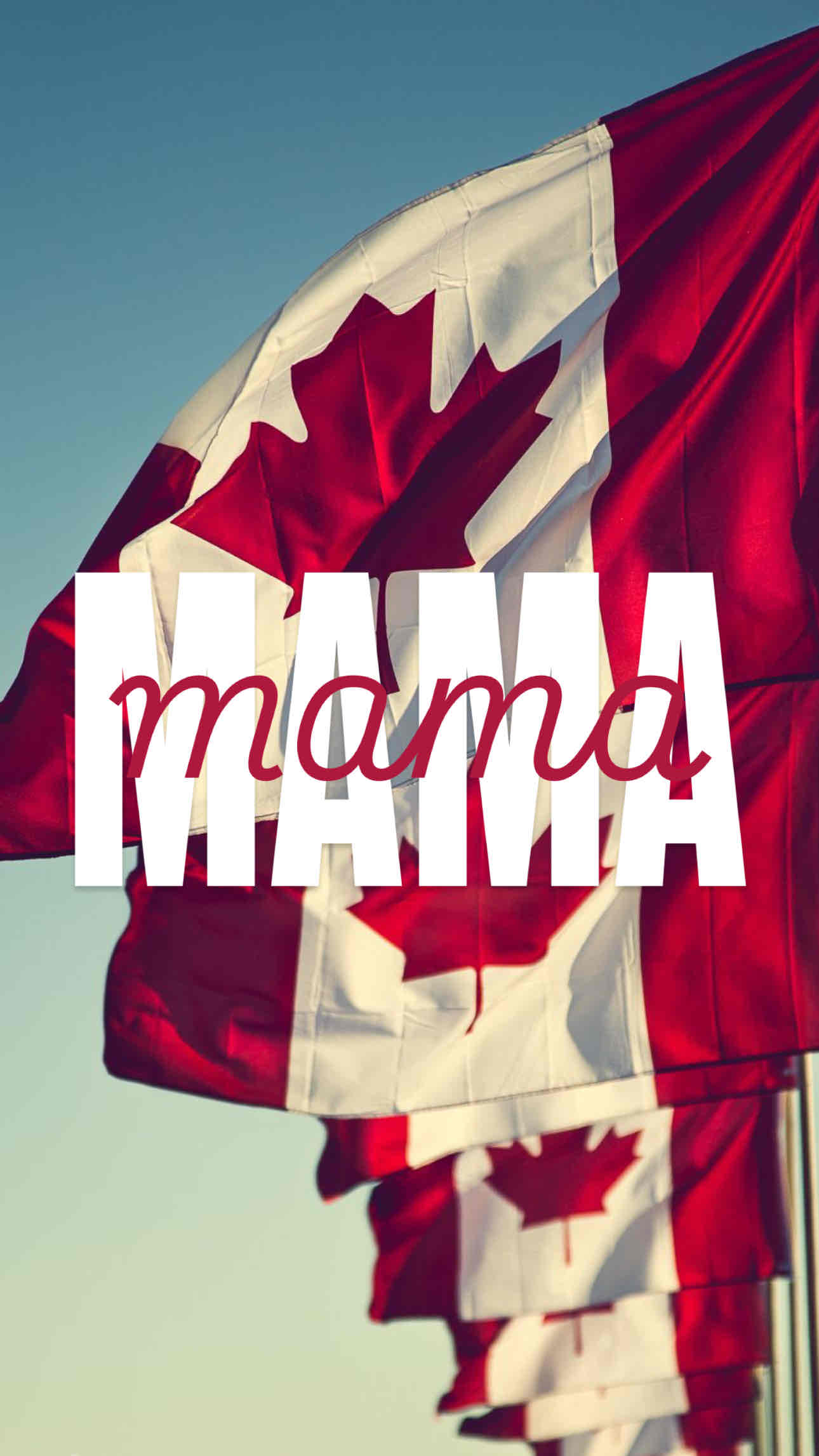 canadian mama 🇨🇦 cover photo collage